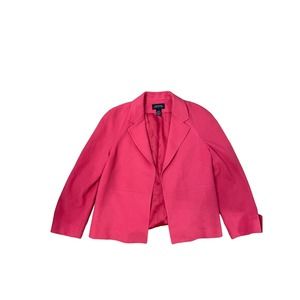 Women’s Jones New York Signature pink Blush Wool Blazer Jacket size Medium